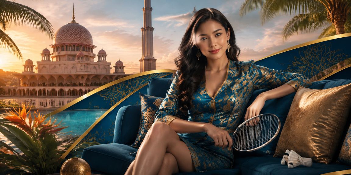 Platform hiburan kasino place2stay diakses di Putrajaya dengan latar belakang batik Malaysia